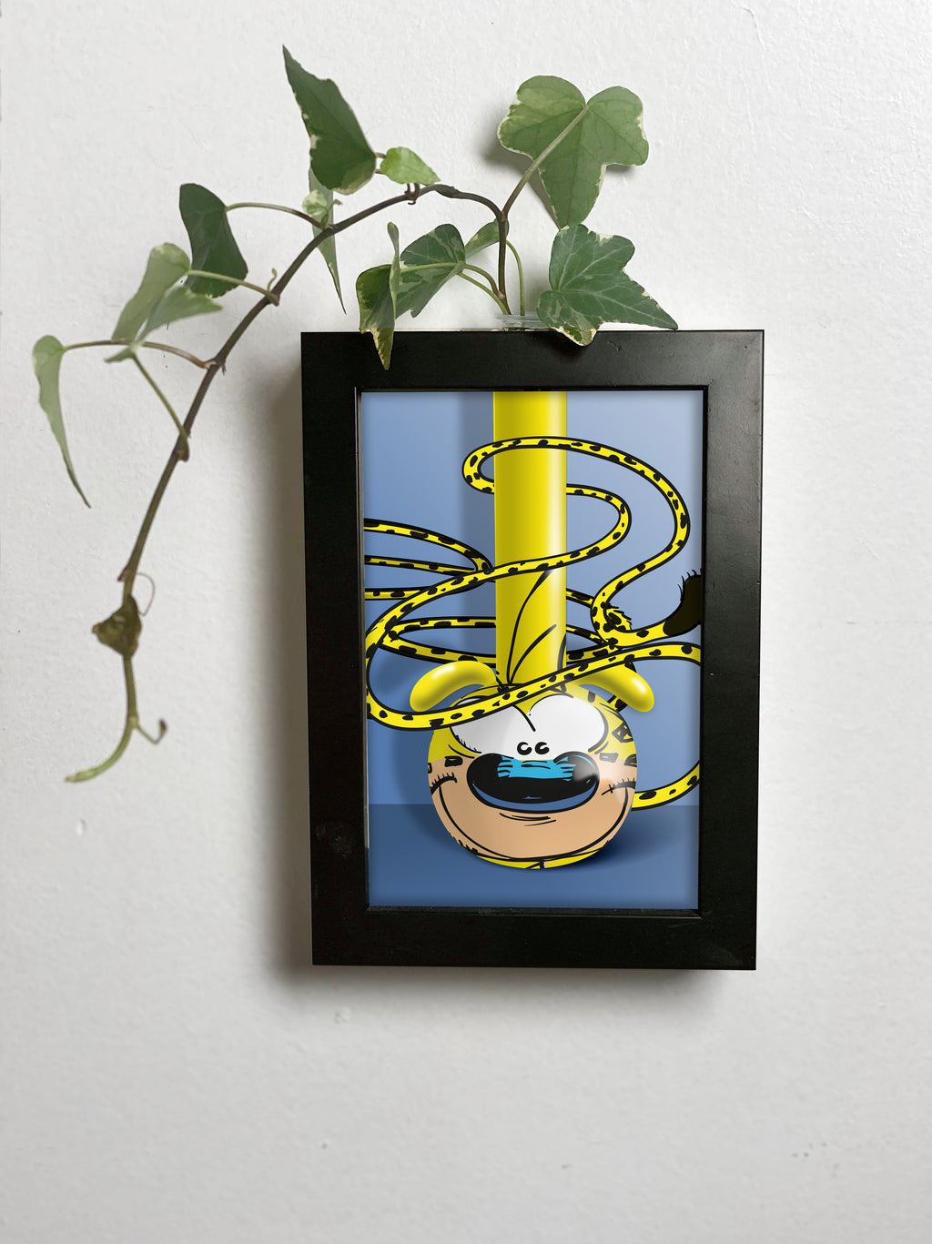 Abracadavase Cadre-vase Marsupilami 10x15
