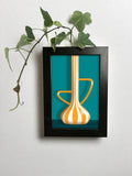 Abracadavase - Cadre vase Orange  10X15