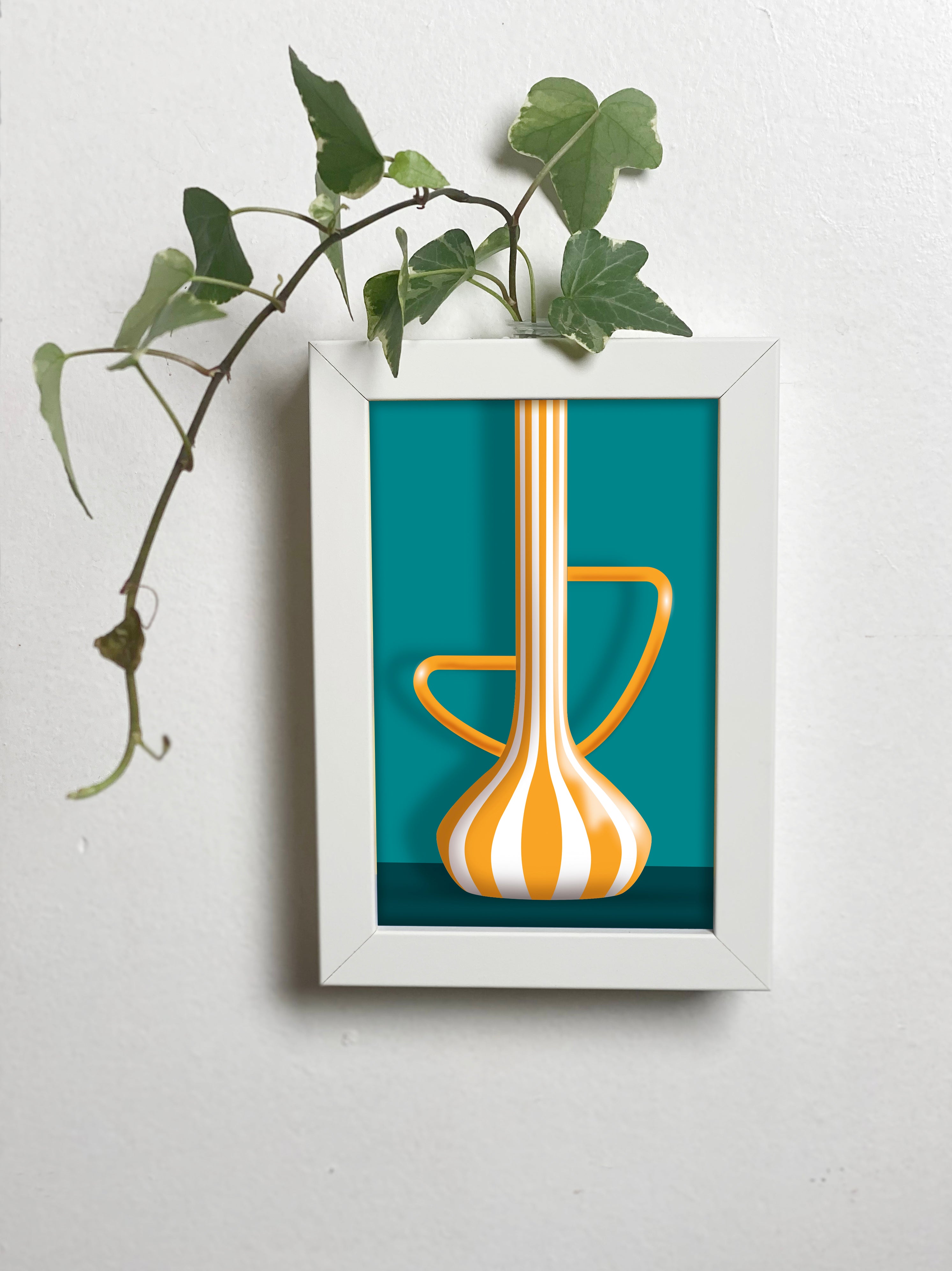 Abracadavase - Cadre vase Orange  10X15