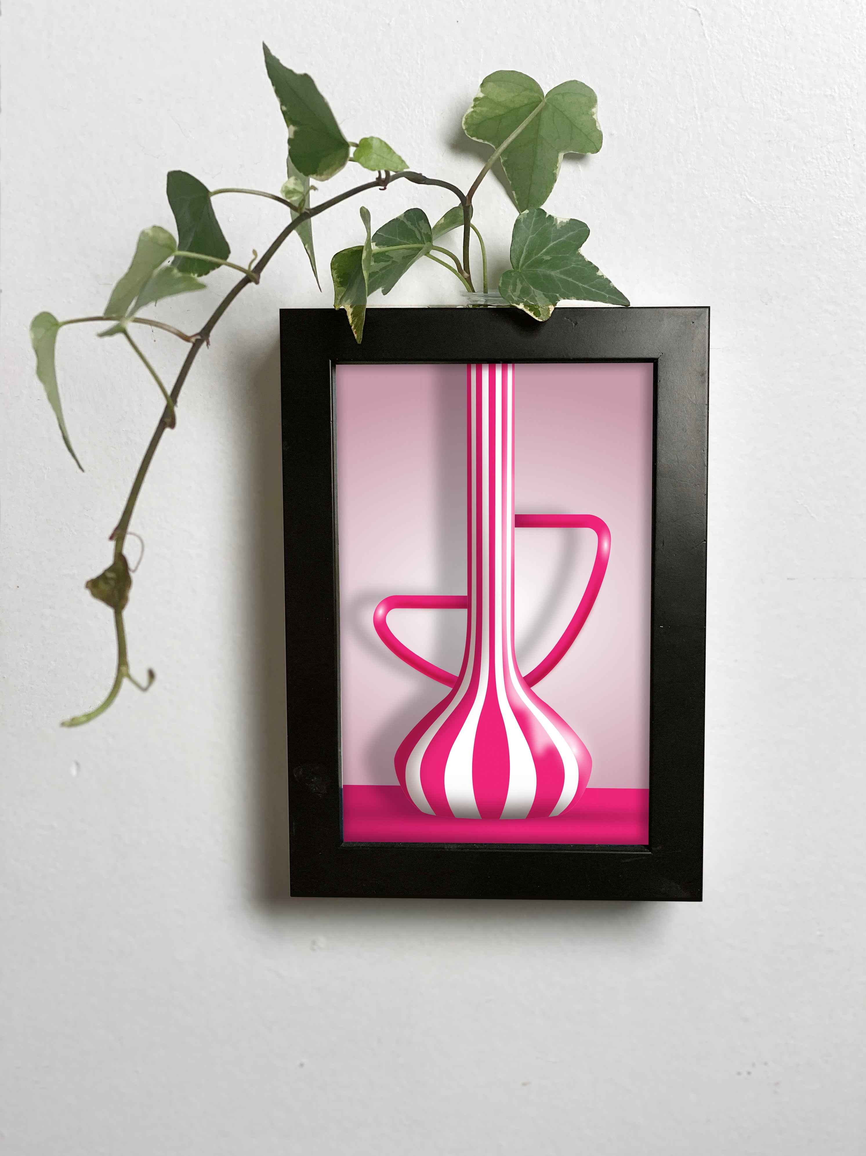 Abracadavase - Cadre vase Rose 10x15