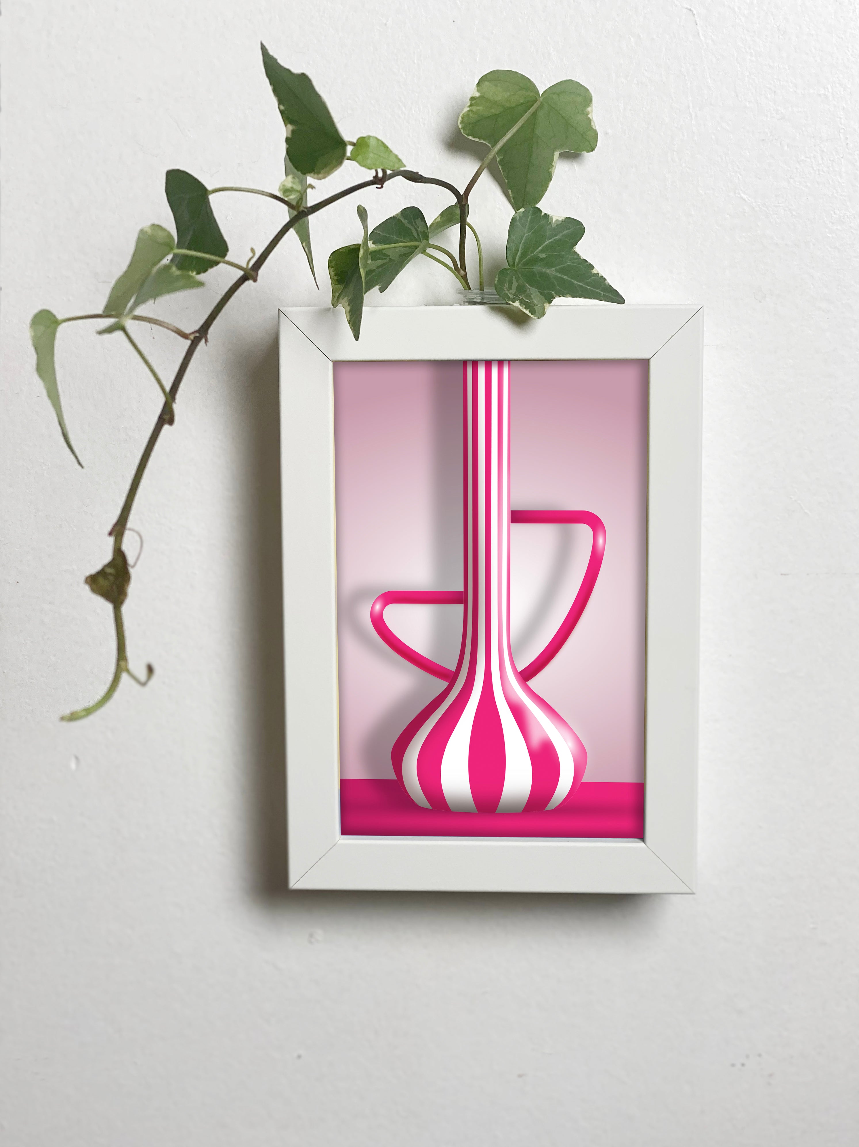 Abracadavase - Cadre vase Rose 10x15