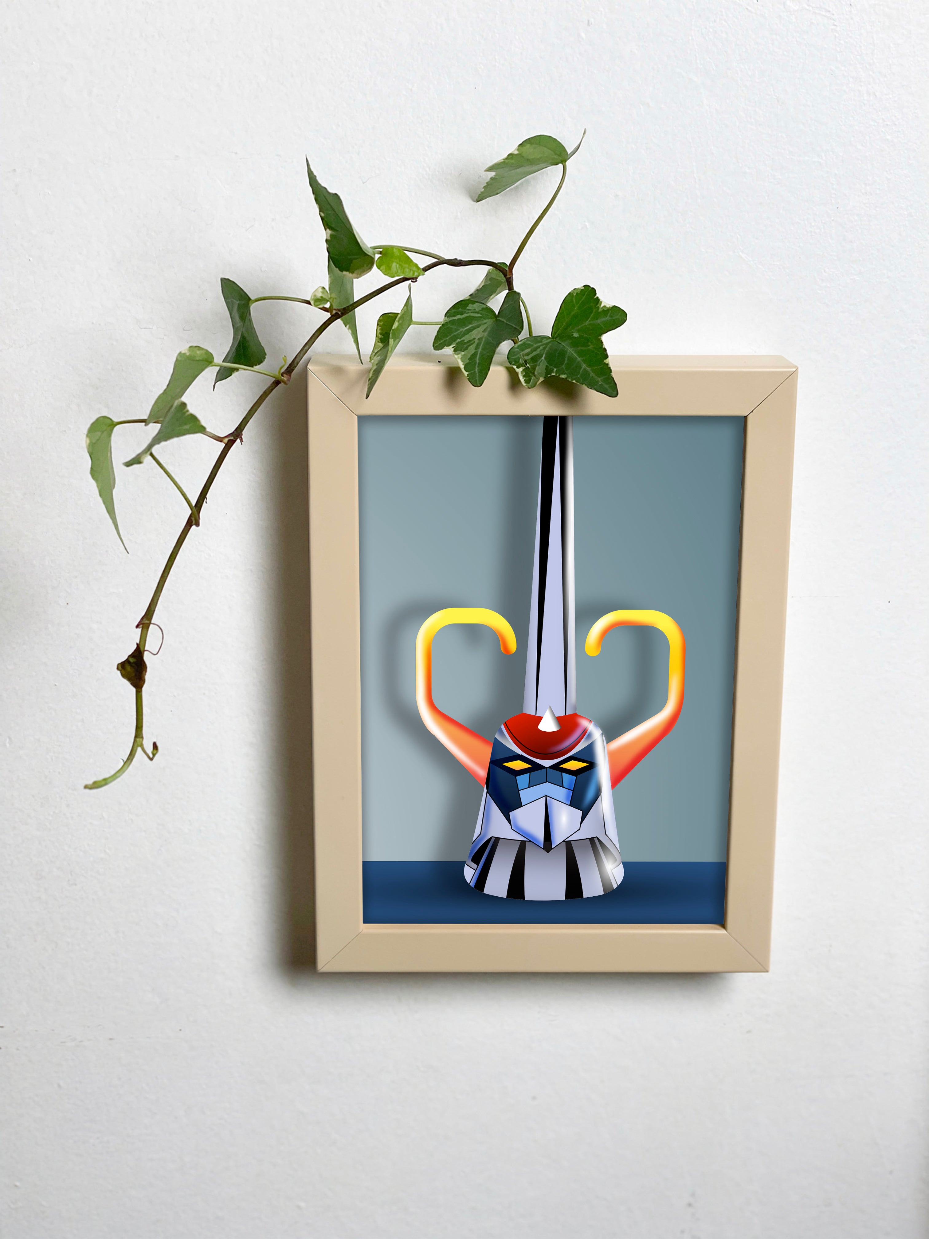 Abracadavase - Cadre vase GOLDORAK 13X18