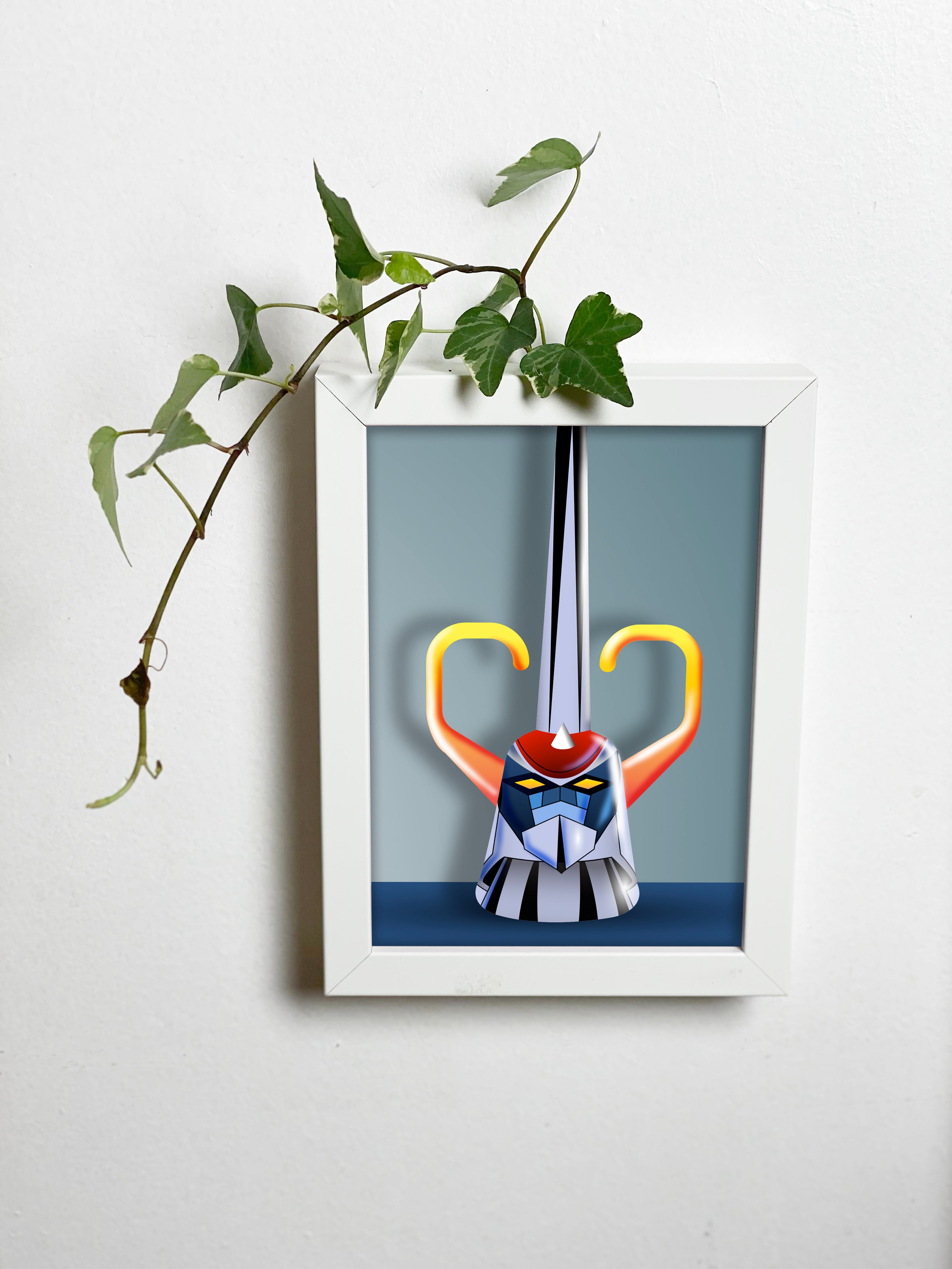 Abracadavase - Cadre vase GOLDORAK 13X18