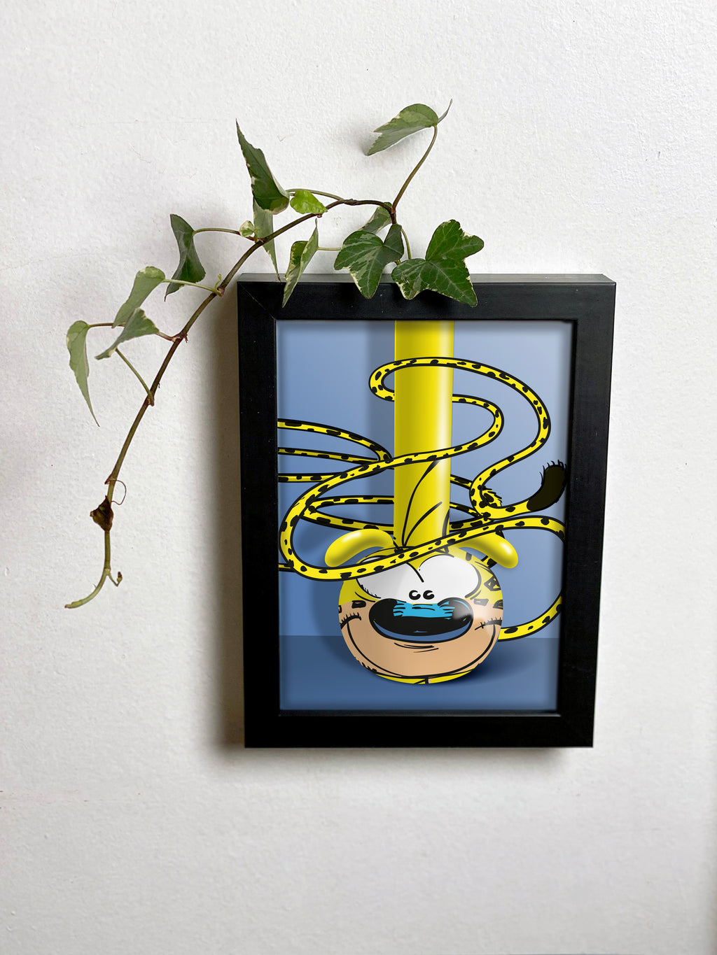 Abracadavase Cadre-vase Marsupilami 13X18