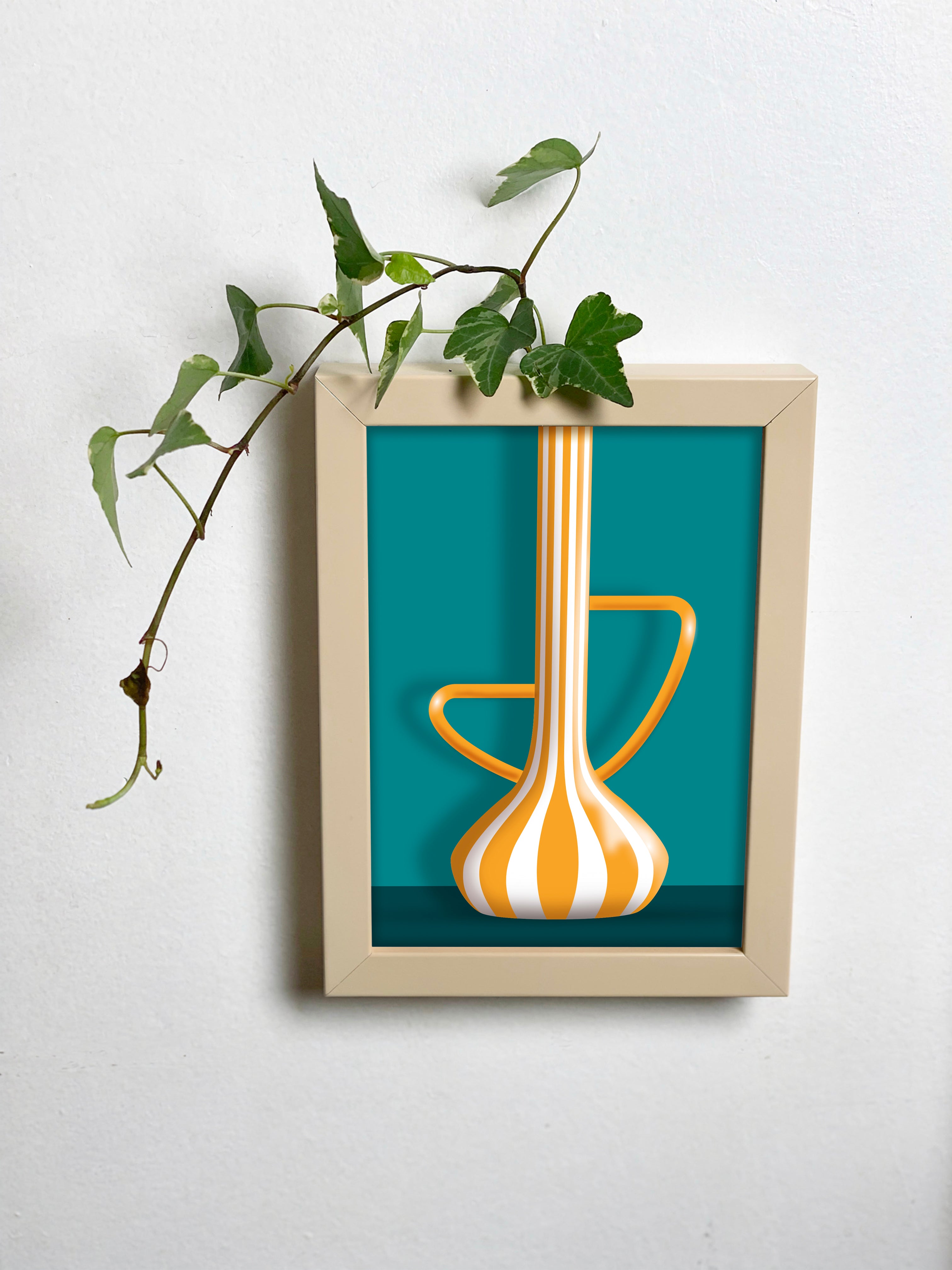 Abracadavase - Cadre vase Orange 13X18