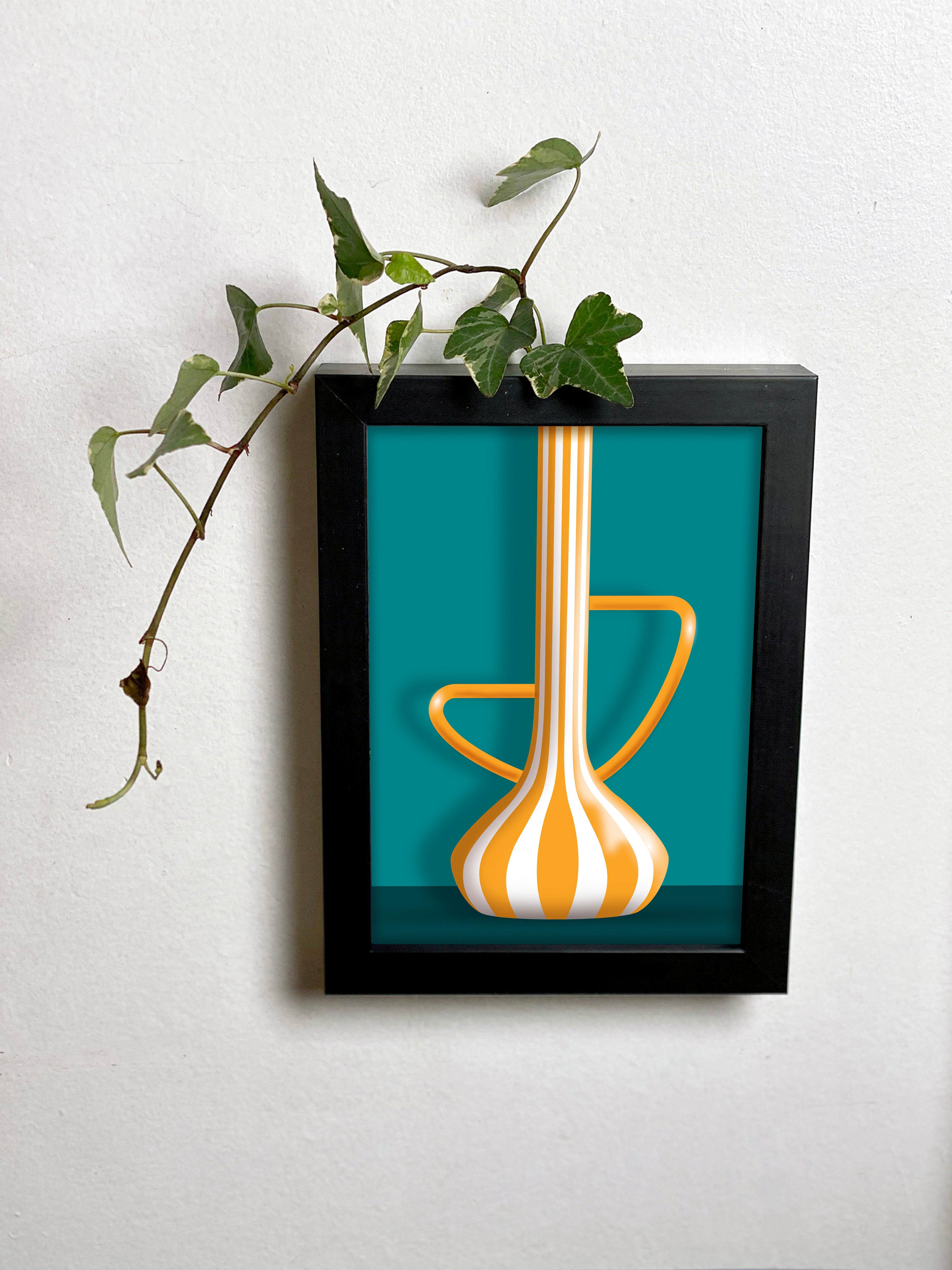 Abracadavase - Cadre vase Orange 13X18