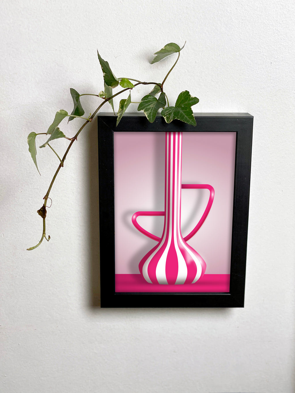 Abracadavase - Cadre vase Rose 13X18