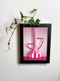 Abracadavase - Cadre vase Rose 13X18