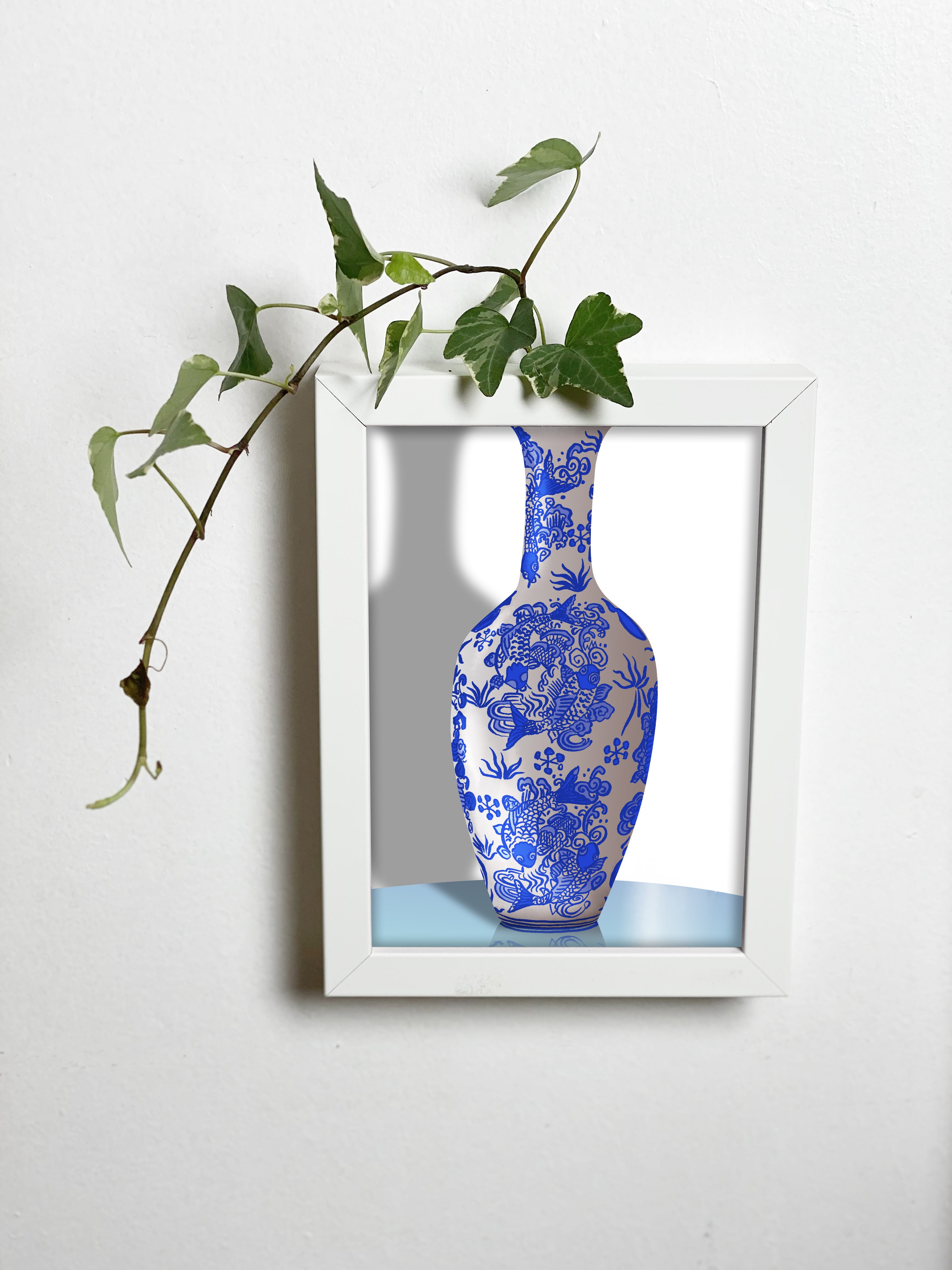 Abracadavase-cadre vase Victoria 13x18 cm