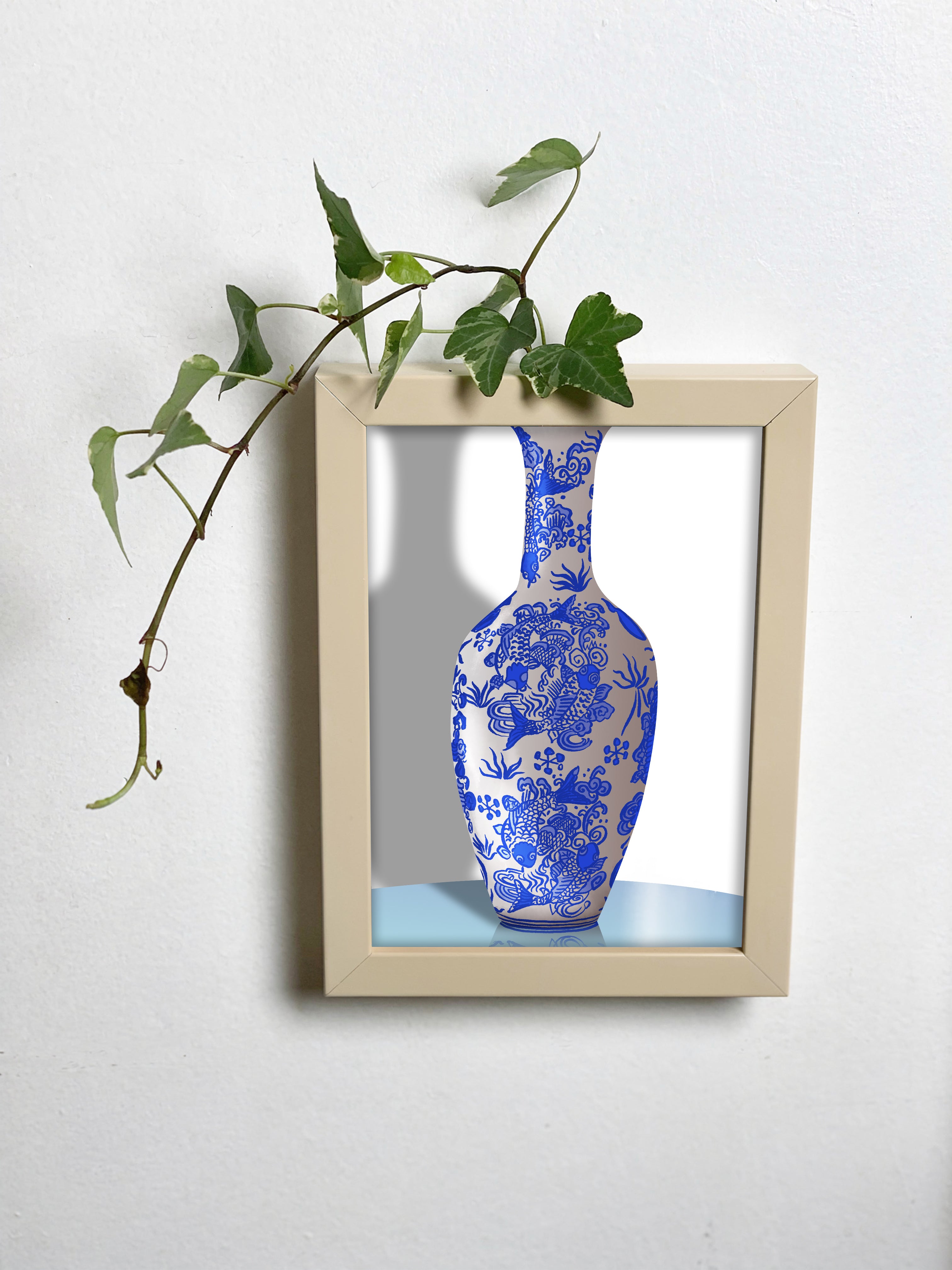 Abracadavase-cadre vase Victoria 13x18 cm