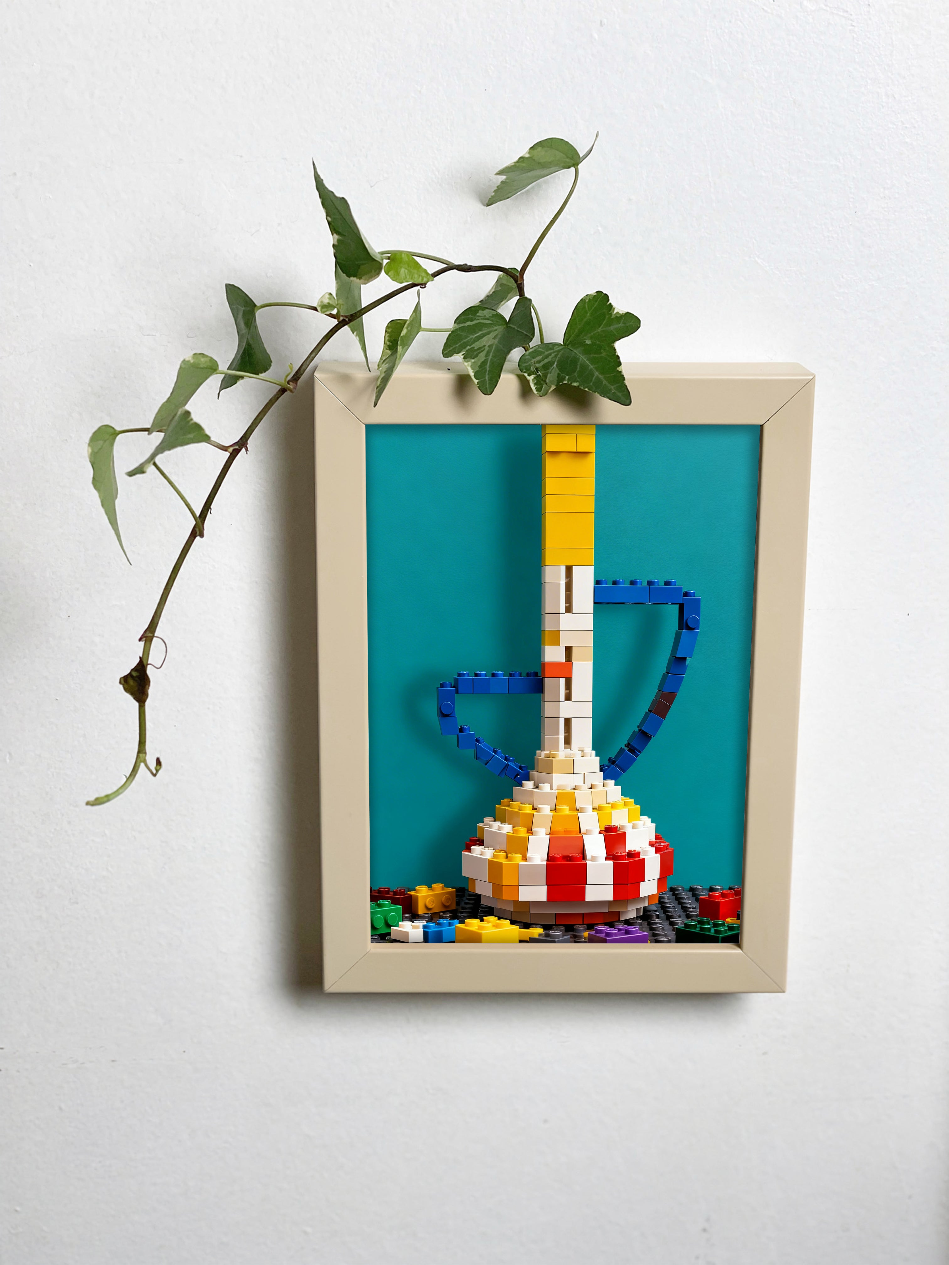 Abracadavase-cadre vase Lego 13x18 cm