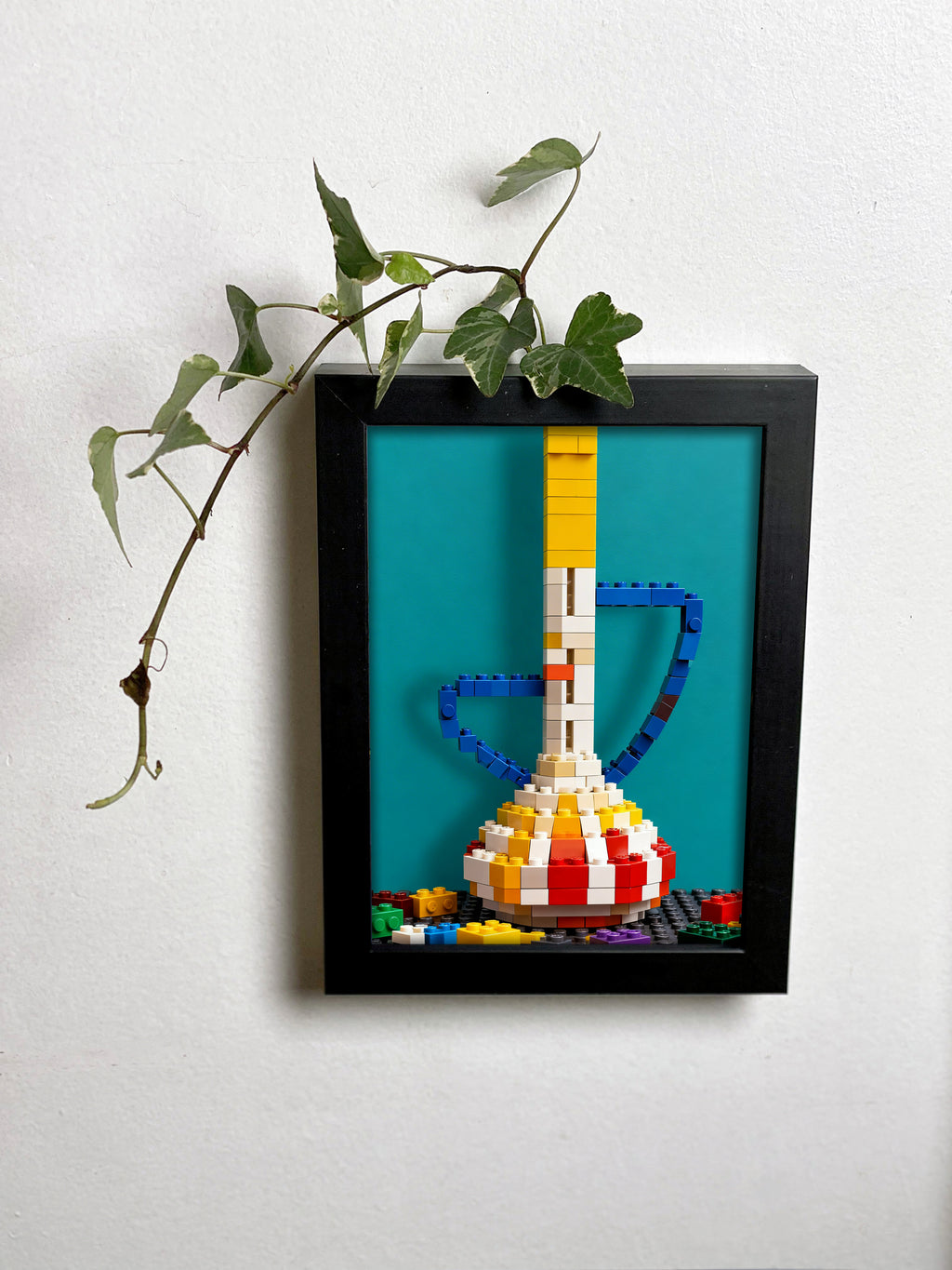 Abracadavase-cadre vase Lego 13x18 cm