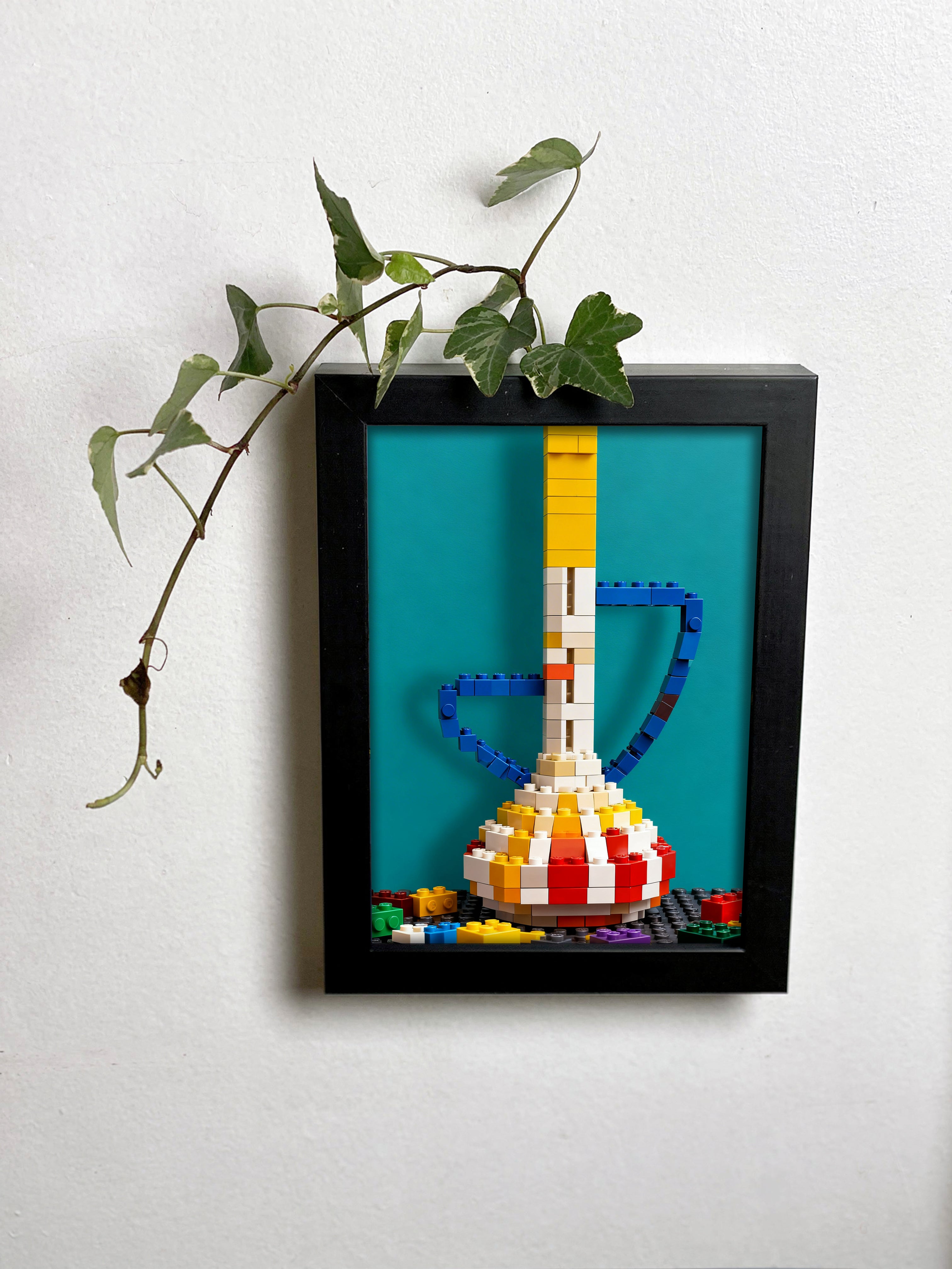 Abracadavase-cadre vase Lego 13x18 cm