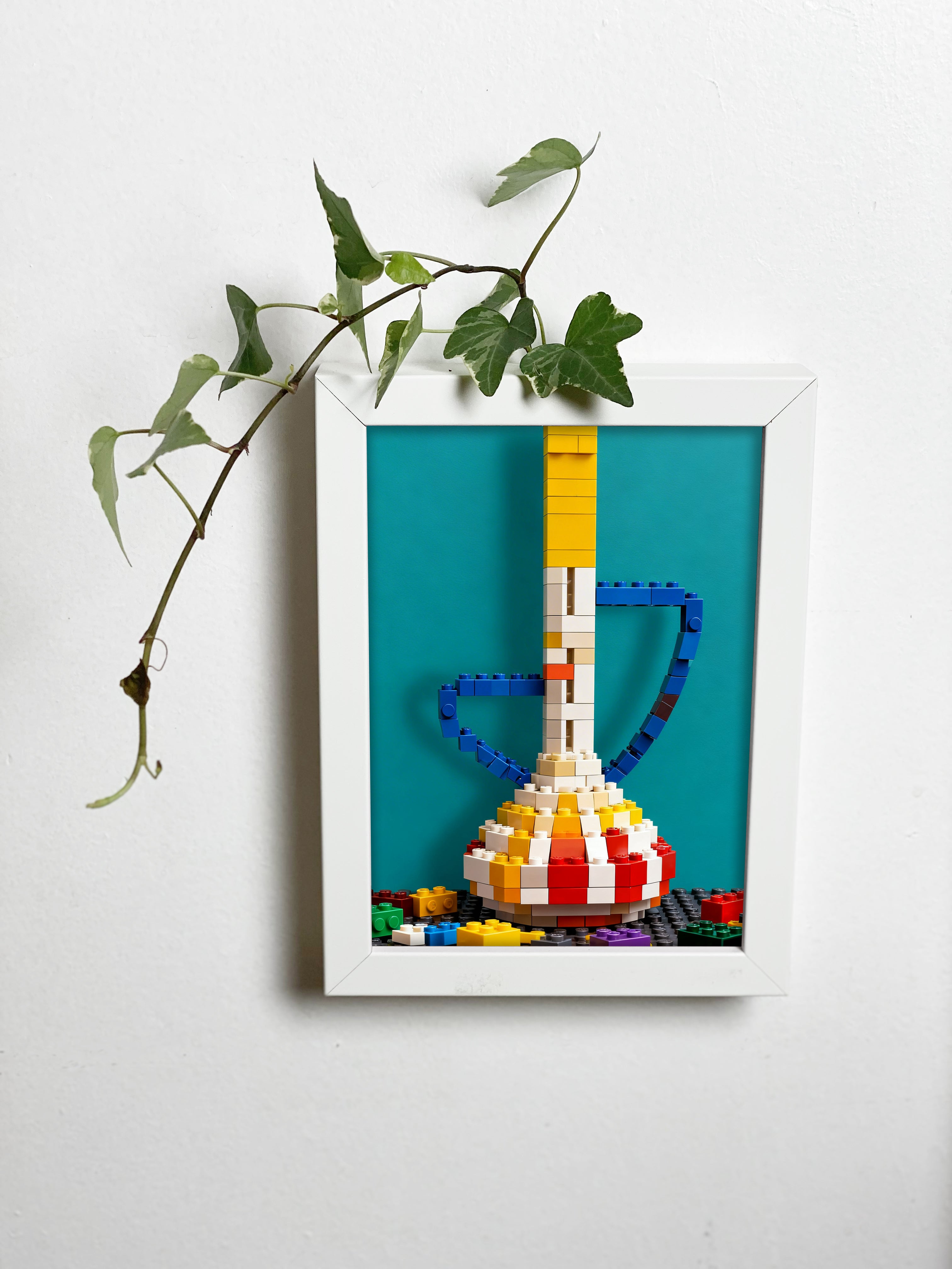 Abracadavase-cadre vase Lego 13x18 cm