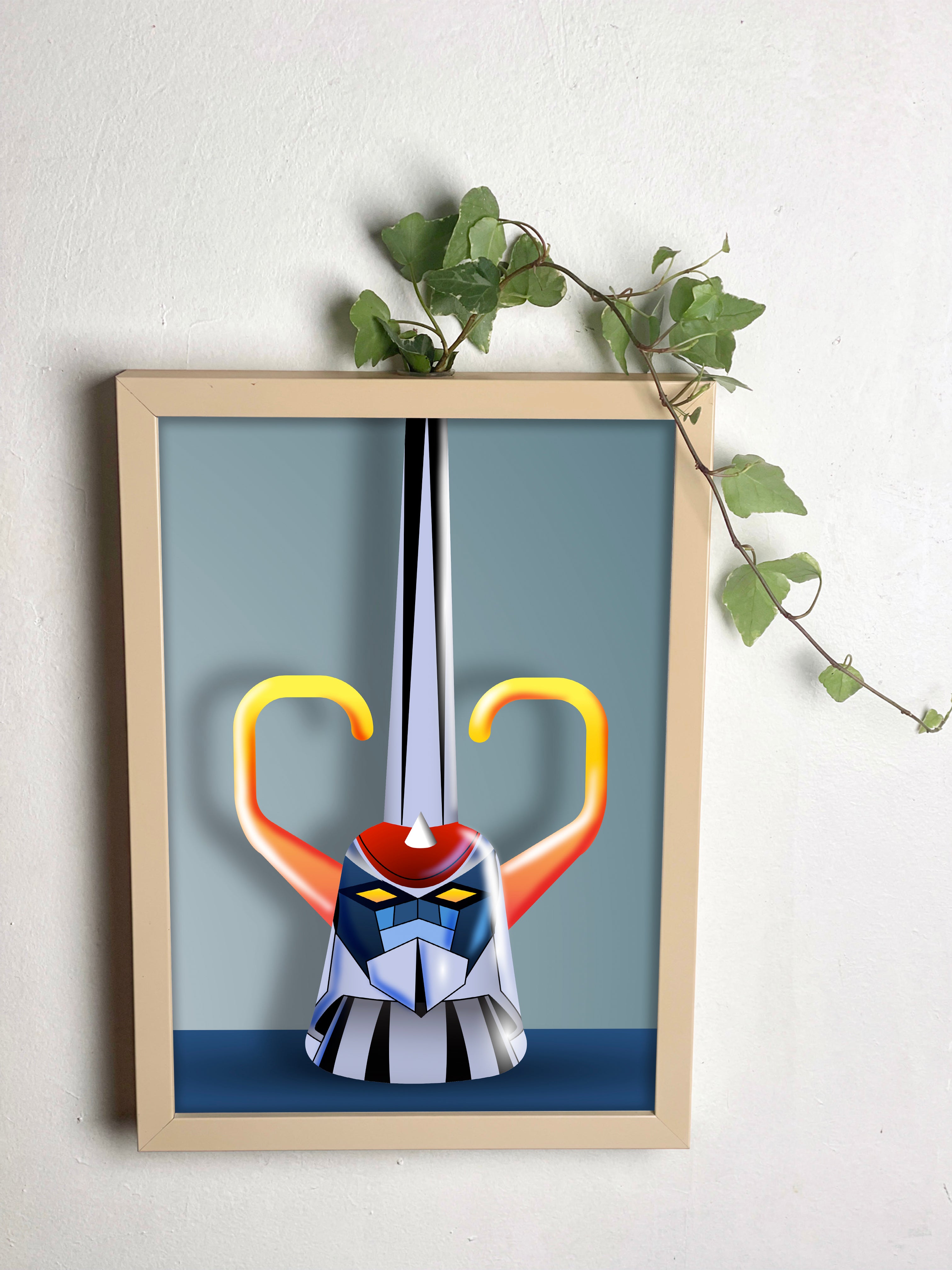 Abracadavase - Cadre vase Goldorak A4