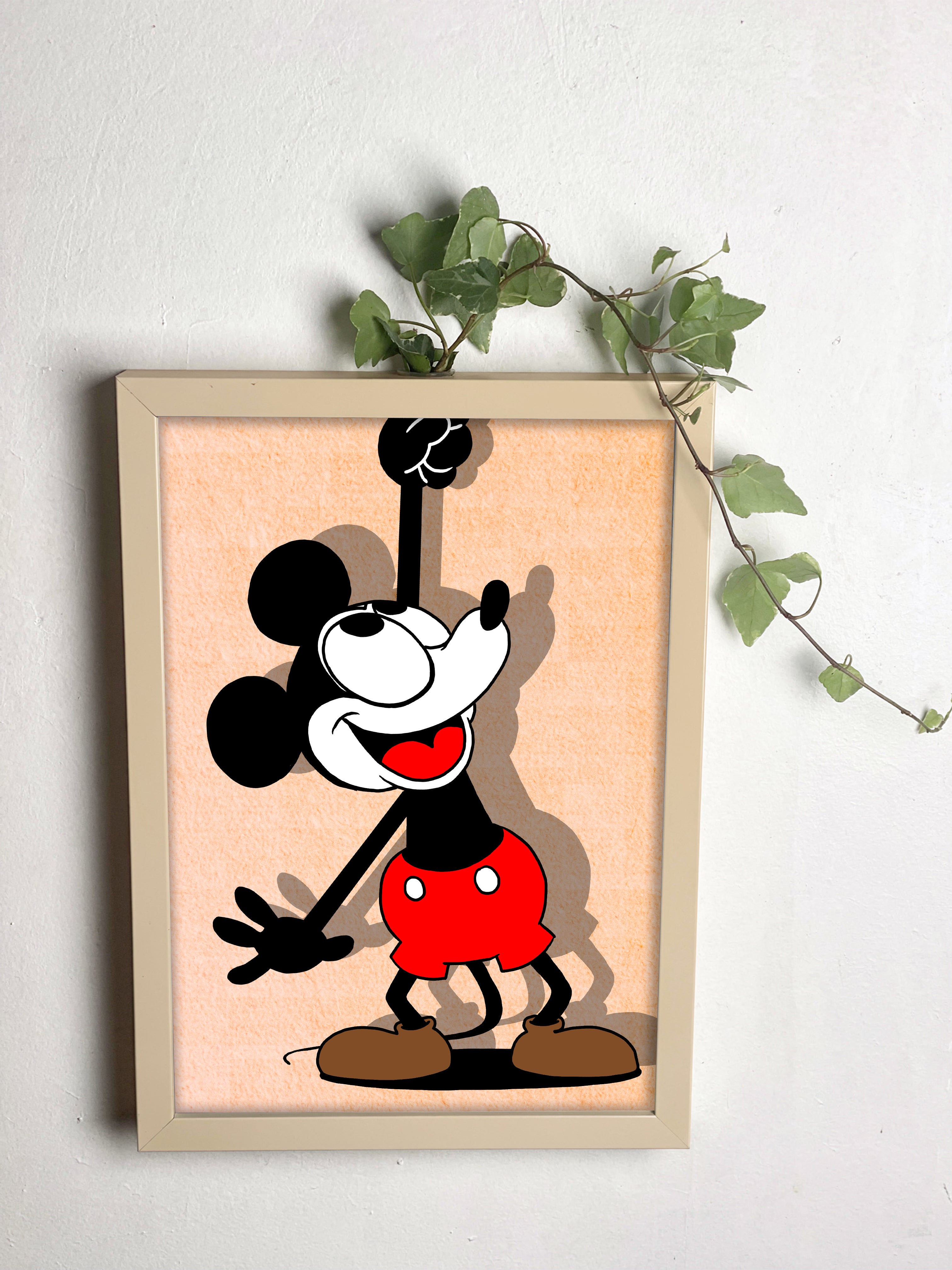 Abracadavase - Cadre vase Mickey A4