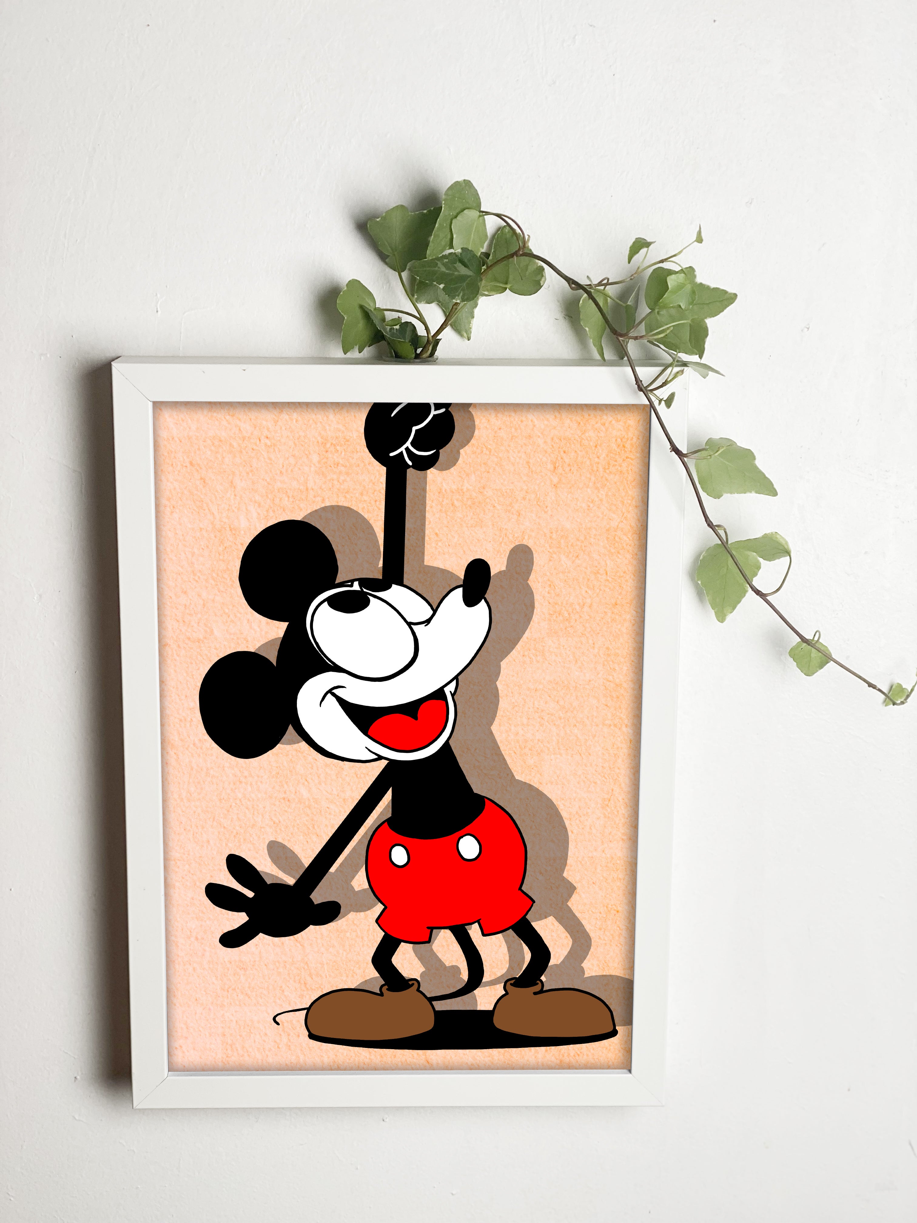 Abracadavase - Cadre vase Mickey A4