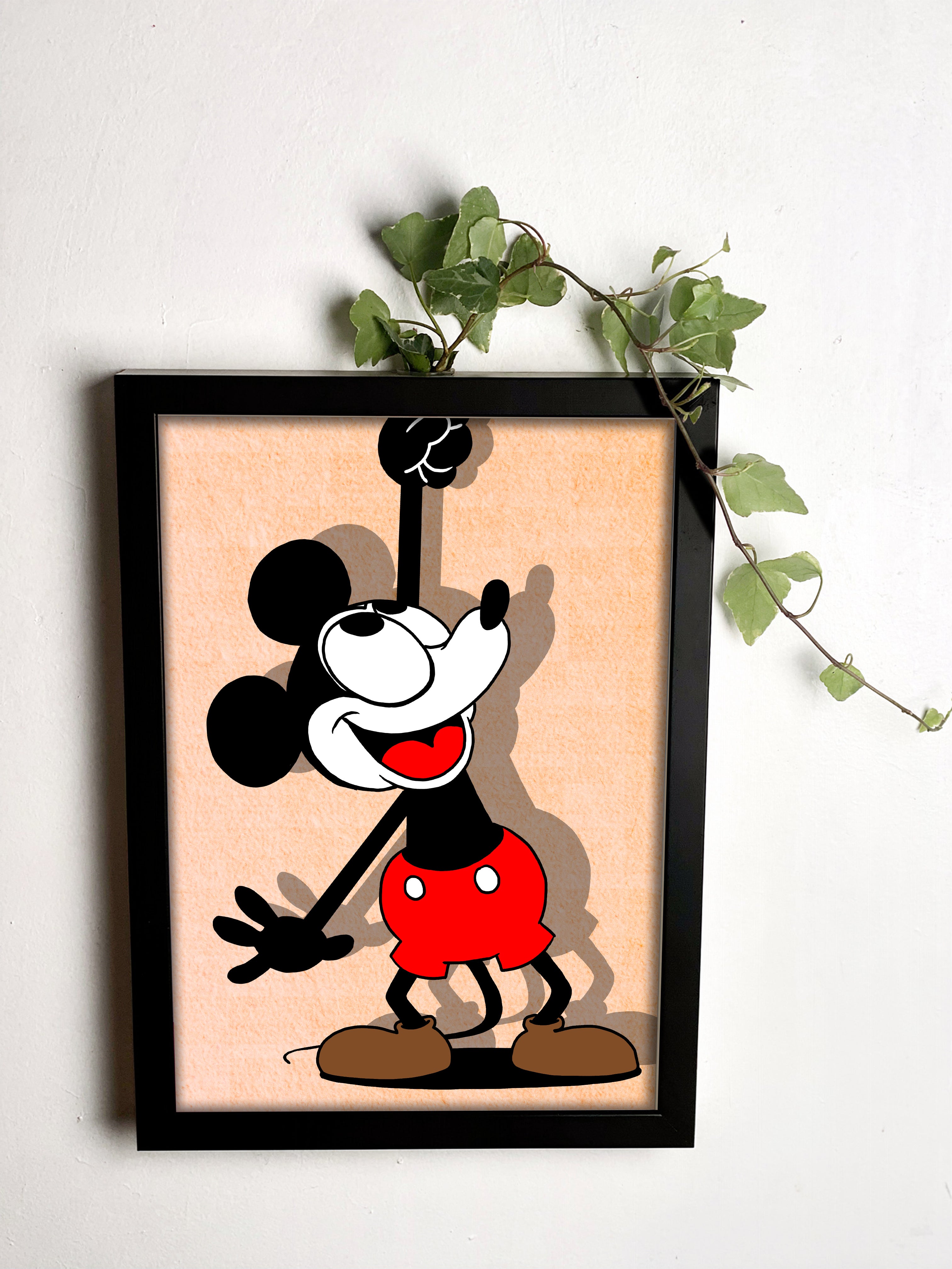 Abracadavase - Cadre vase Mickey A4
